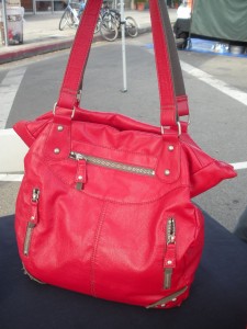 faux leather handbag