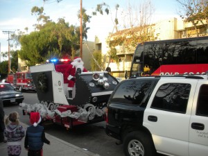 Santa and SUV