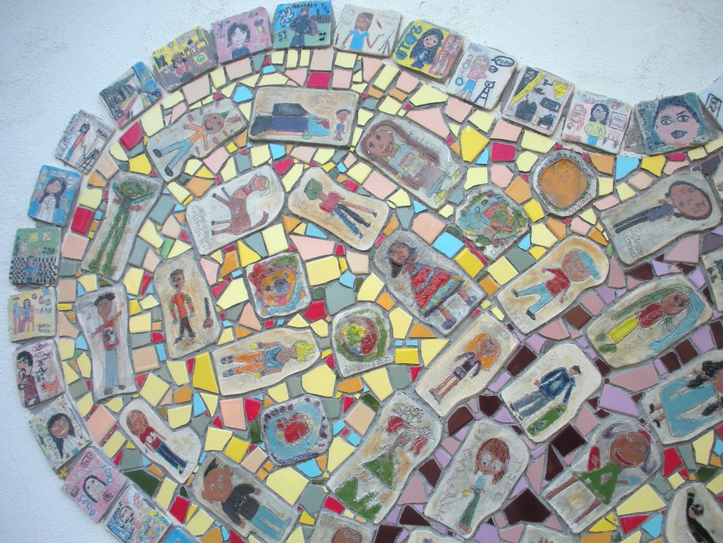 tile mosaic Grand View school