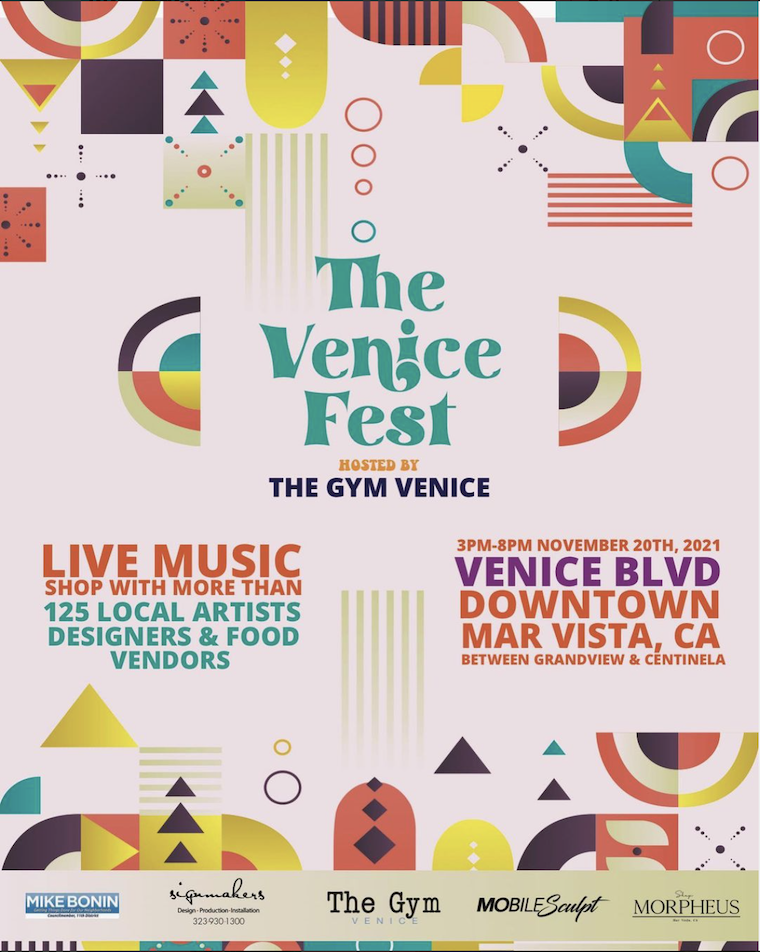 The Venice Fest on November 20th Mar Vista Mom