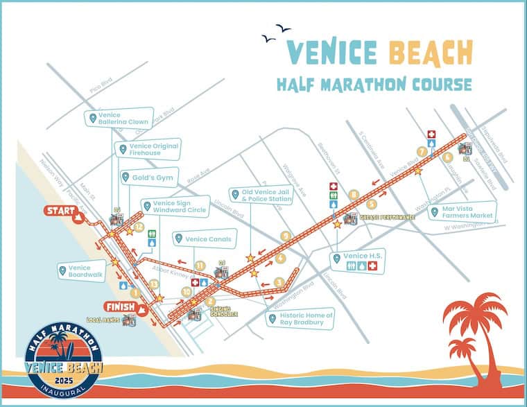 Venice Blvd Closed 5/18/25 for Half Marathon